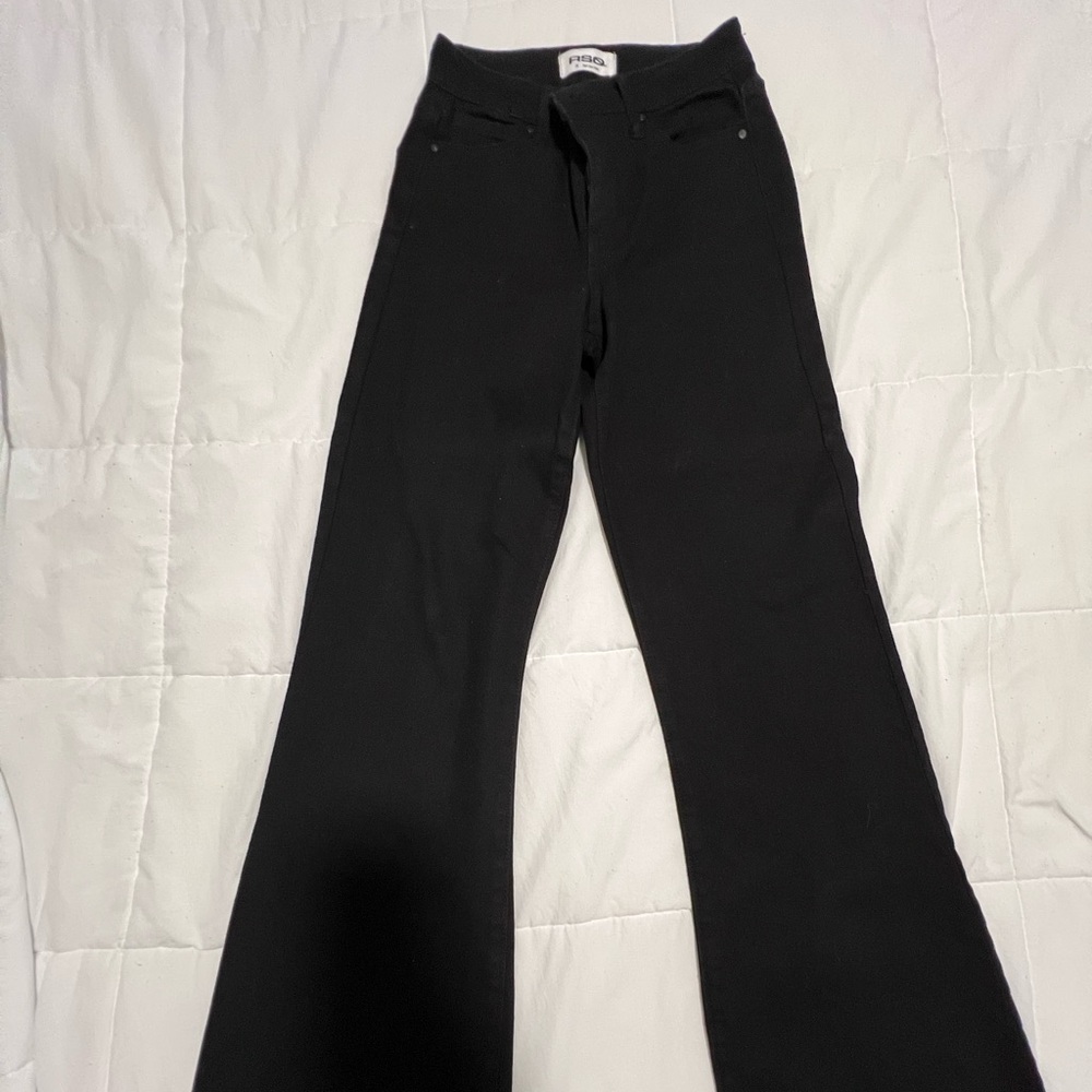 RSQ Charcoal High Rise Flare Pants